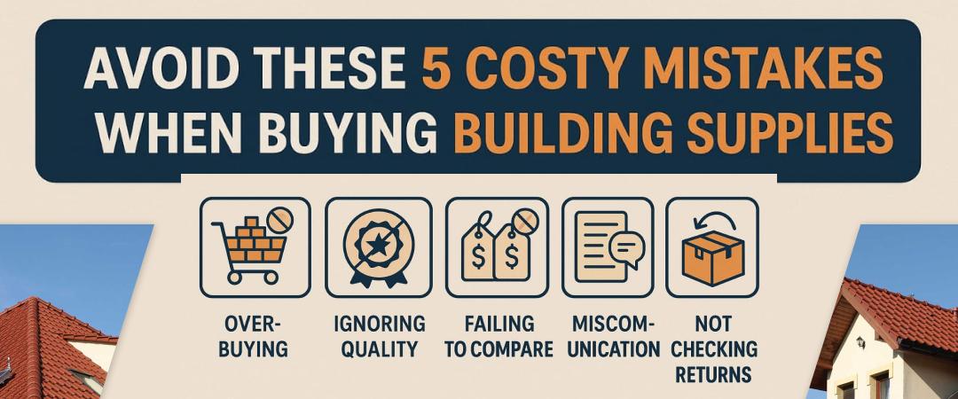 Avoid These 5 Costly Mistakes When Buying Building Supplies